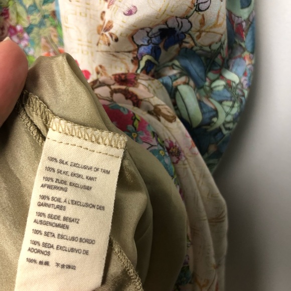 Johnny Was Jenlynn Silk Maxi Skirt Smocked Waist - Picture 9 of 11